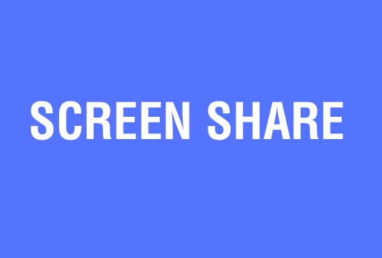 Screen share